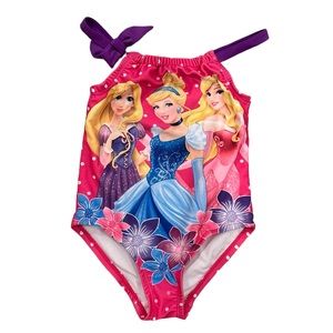3/$20 Disney Princess size 4T Girl's Swimsuit OnePiece Tankini Cinderella/Aurora